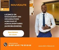 Nouveau : Licence Agrobusiness